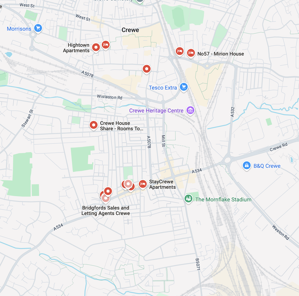 Crewe, Cheshire CW1 Ground Rents For Sale