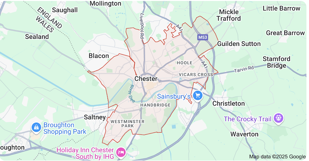 Chester Ground Rents For Sale - We Cover These Postcodes