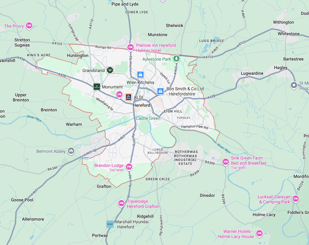 Hereford Town Centre Ground Rents For Sale