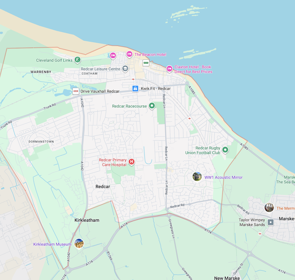 Redcar, Middlesborough TS10 Freehold Ground Rent Investment Sale