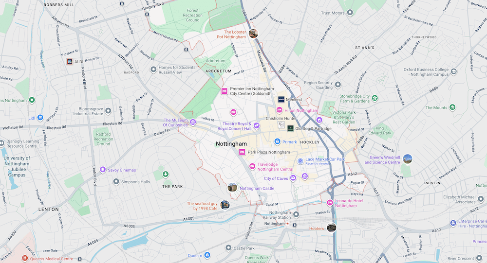 Nottingham NG1 Freehold Ground Rent Investment For Sale