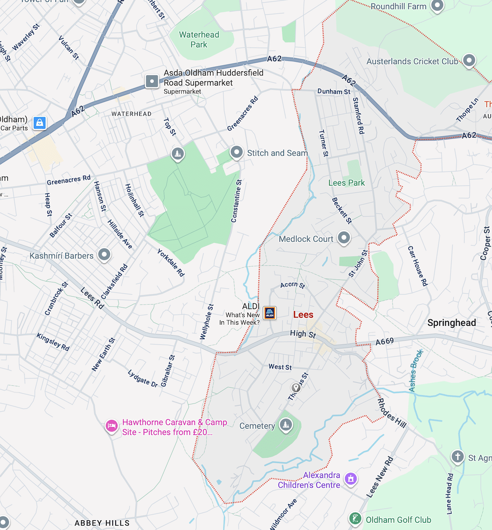 Lees, Oldham OL4 Freehold Ground Rent Investment For Sale