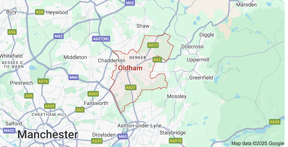 Oldham Ground Rents For Sale - We Cover These Postcodes.