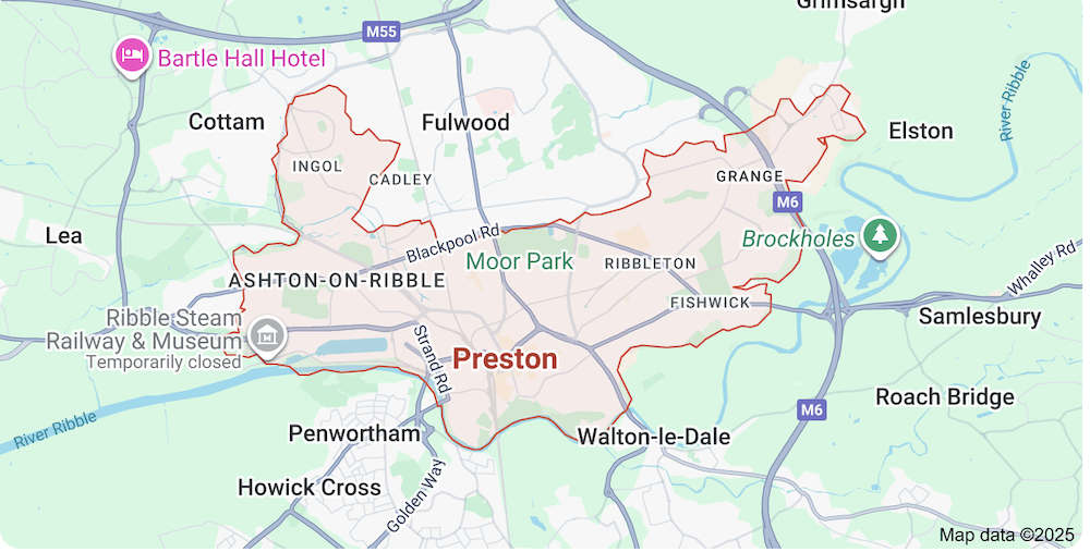 Preston Ground Rents For Sale - We cover These Locations